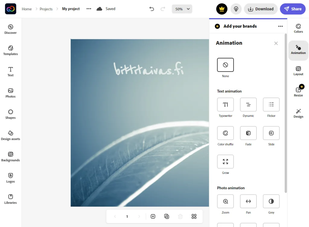 Adobe Express Sosiaalisen Median Kuvamuokkaus