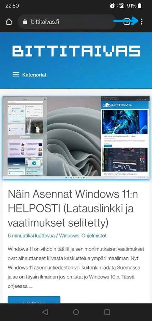 Android välimuistin tyhjennys 1