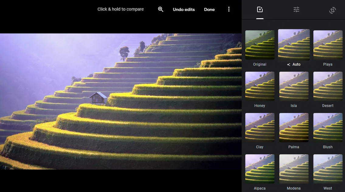 Google Photos Valokuvanmuokkaus