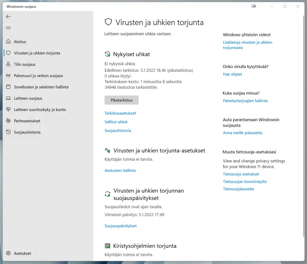 Microsoft Defender Windows Antivirus