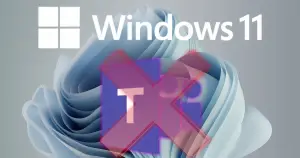 Poista Microsoft Teams Windows 11